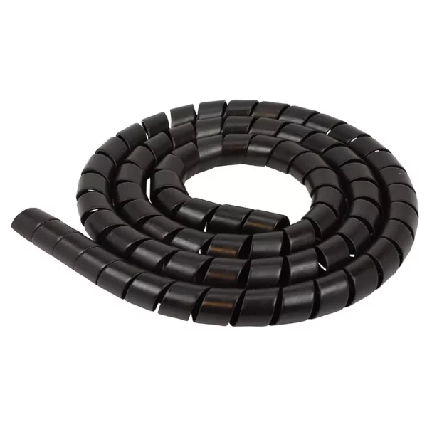 5 Meter 16mm Spiral Wrap Cable Organiser | Black 3