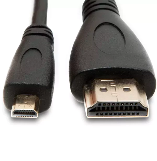 3 Meter Micro HDMI (Type D) to Standard HDMI Cable 4k Ultra HD | Raspberry PI HDMI Cable