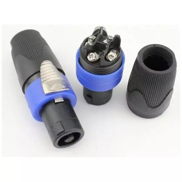 Screw-on Speakon Connector for Professional Audio Systems 4