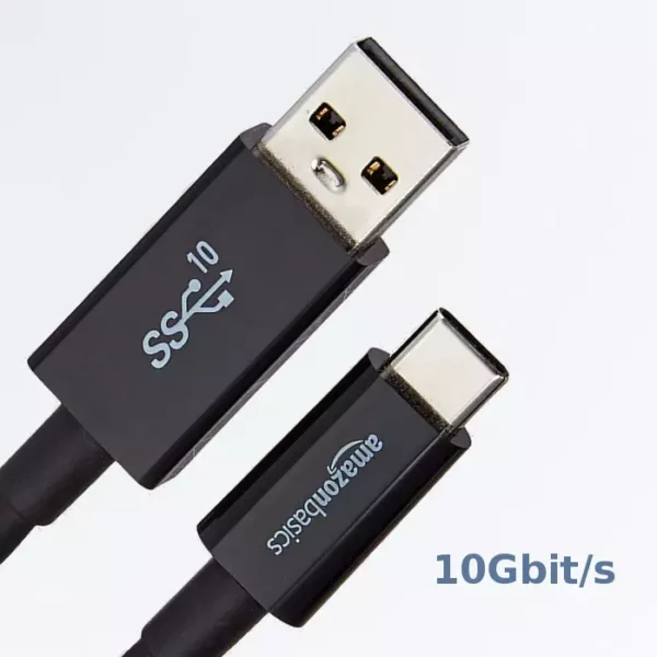 2 Meter Male USB Type C to USB 3.0 SuperSpeed 10 Gbps for Extreme Data Transfers | USB SS Certified 3