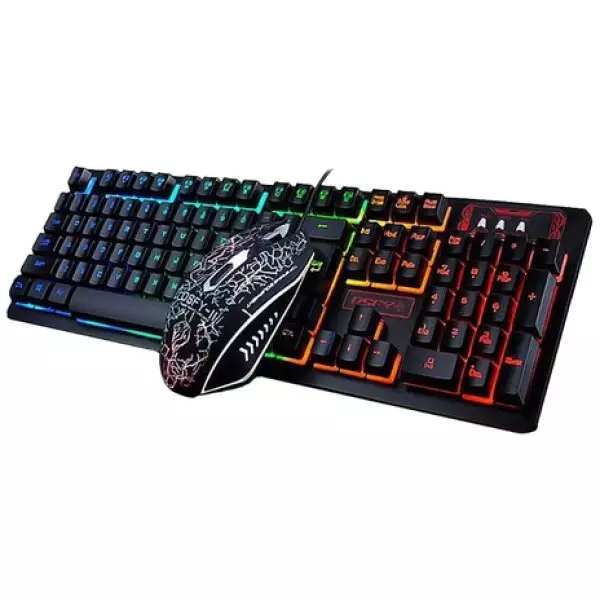 Gaming Wired Keyboard & Mouse with RGB Lights Set | K13 3
