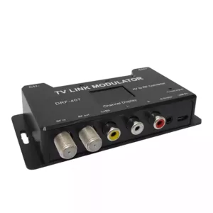 RF Modulator – AV to RF Converter with TV Link and additional RF Input