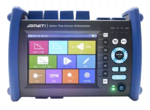 Fiber Optic OTDR Tester | JW3302E  | Optical Time Domain Reflectometer | VFL, LS, OLS, OPM, FE1 Testing | Rechargeable Lithium Battery