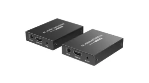 4k UltraHD Zero Latency HDMI POC Extender (One side only powered) with Infrared Remote Control